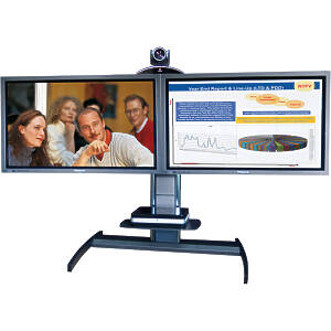 Avecta Twin-Screen Low-Level Stand