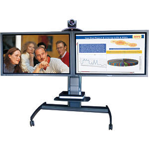 Avecta Twin-Screen Low-Level Trolley