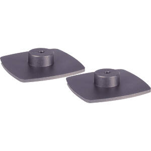 Pair of 135mm × 135mm Floor-to-Ceiling Single Column Base Plates