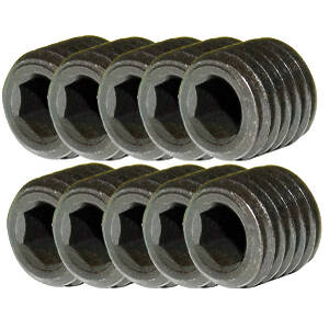 10 × Spare grub screws for use with most UNICOL products