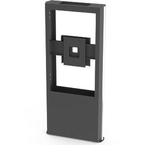 Obelisk Dual Screen Bolt-Down Portrait Digital Signage Kiosk 