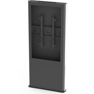 Obelisk Dual Screen Bolt-Down Portrait Digital Signage Kiosk for