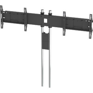 Twin Monitor Mast for AVR Media Cabinets