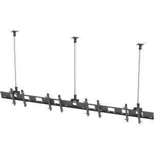 Inline multi-screen ceiling mount for 4 × 46″ Monitors