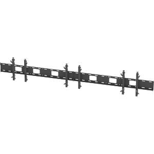 Inline multi-screen wall mount for 3 × 55″ Monitors