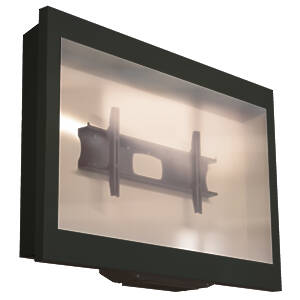 Aluminium outdoor housing for 58–70″ monitors