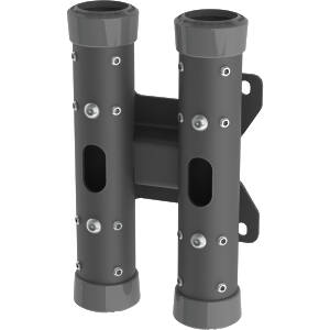 Twin Column Floor-To-Ceiling Adaptor for Pozimount/Xactmatch Wall Mounts