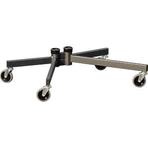 VS1000 “K” Un-braked Wheel Twin Column Monitor Trolley Base
