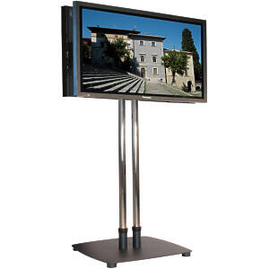 VS1000 Landscape Twin Back-to-Back Monitor Plinth Stand