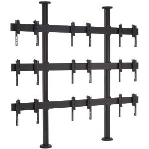 3×3 Floor-to-Ceiling Video Wall Stand