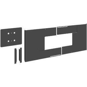 Back cover for 50″-55″ monitors in landscape orientation