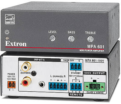 Professional and installation audio amplifiers, free-standing and rack mount.Components