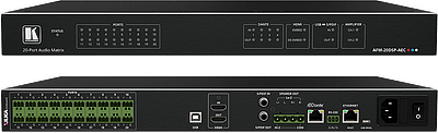 Matrix switching for analogue stereo audio switching.Components