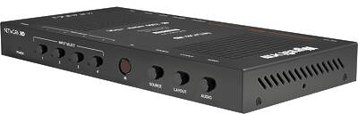 Switch from 2 or more HDMI video inputs to 1 (mirrored on some models) outputs.Components